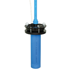 Well heads in PP for plastic pipes